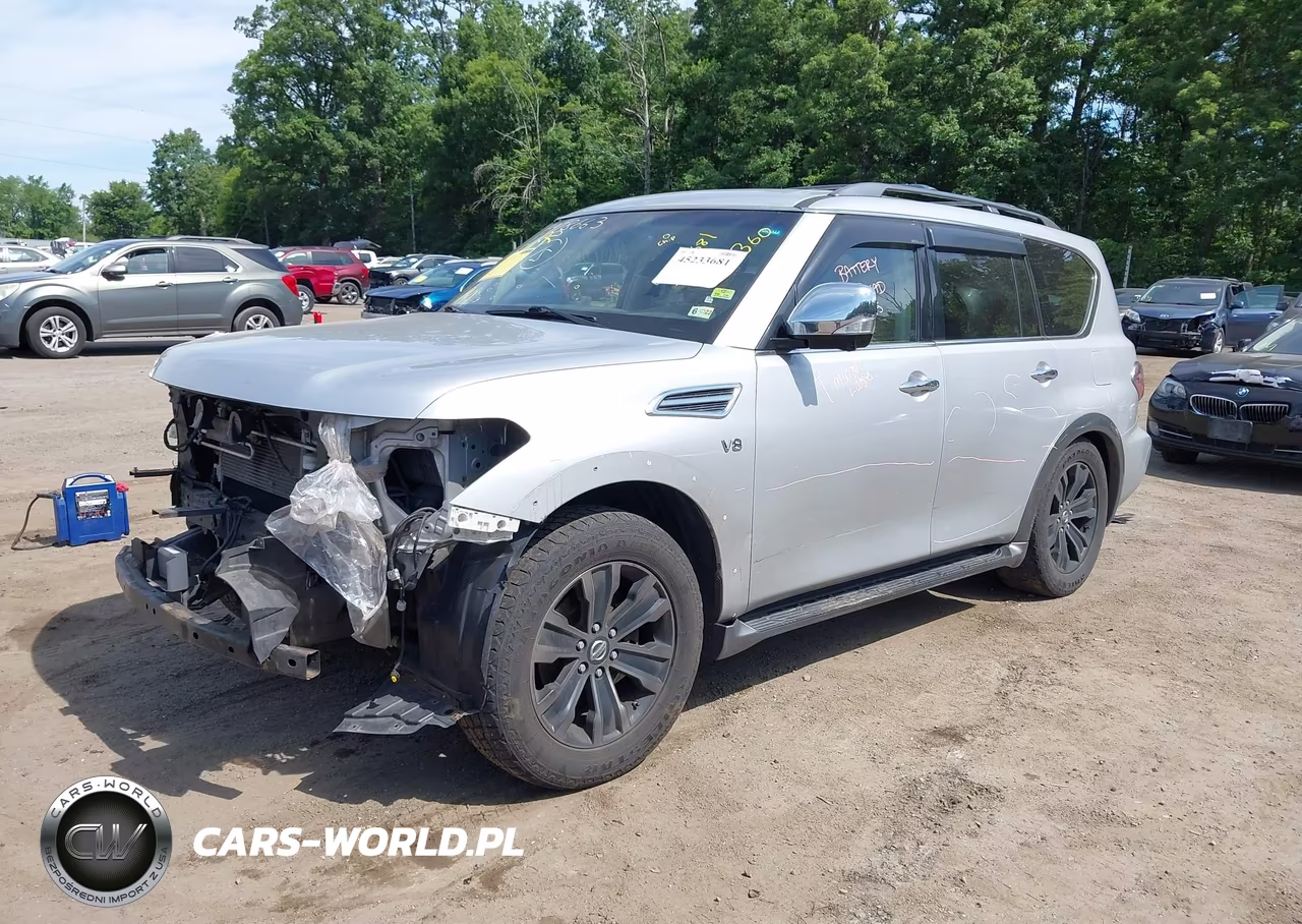 2017 Nissan Armada Platinum VIN:JN8AY2NE9H9708126 - 2