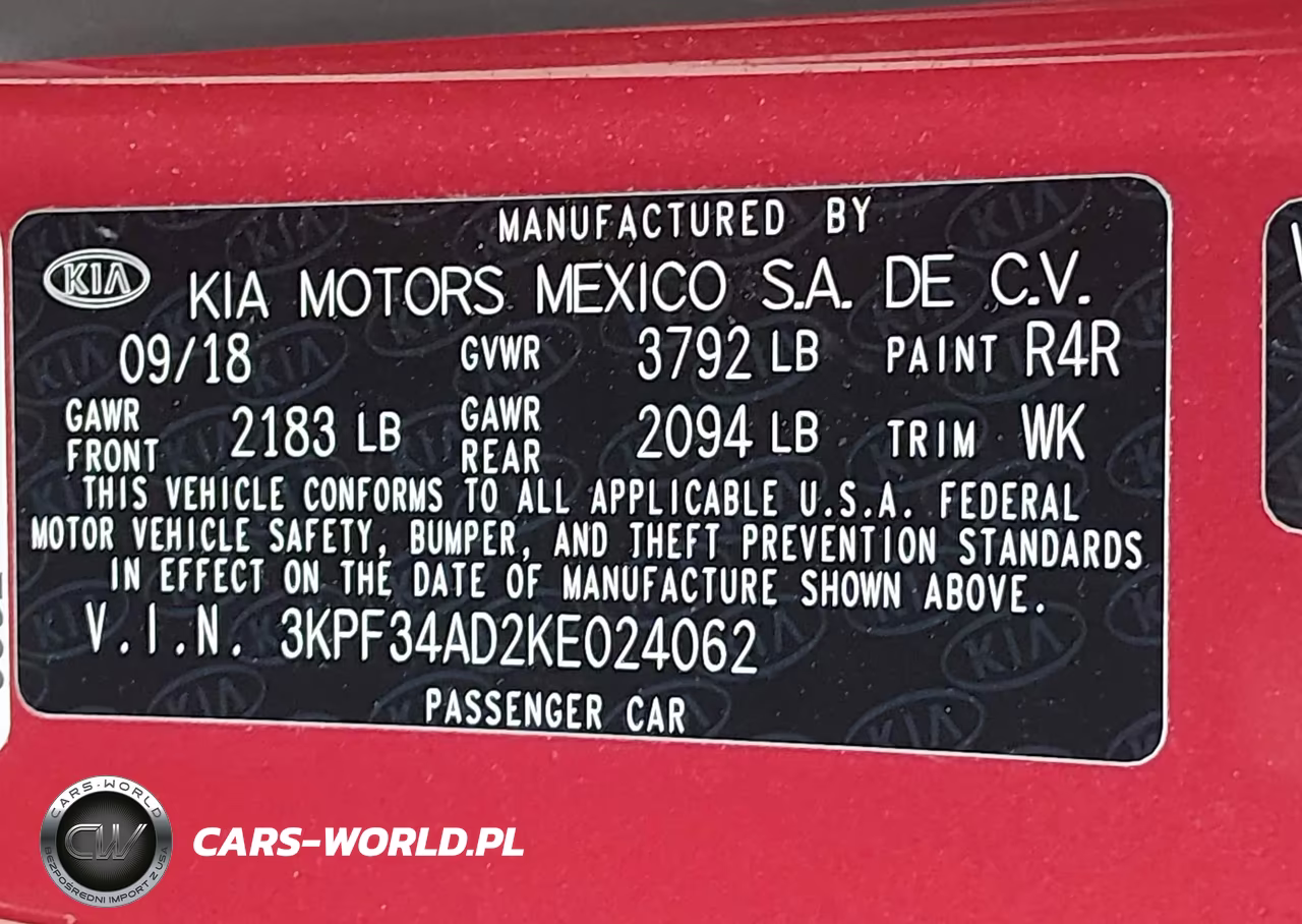 2019 Kia Forte S VIN:3KPF34AD2KE024062 - 9