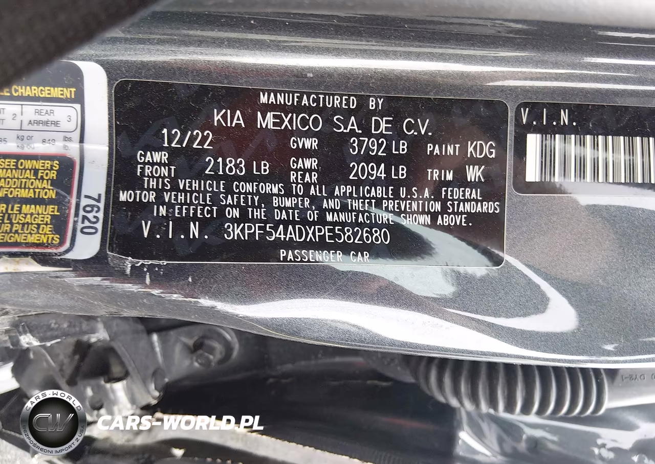2023 Kia Forte Gt-Line VIN:3KPF54ADXPE582680 - 9