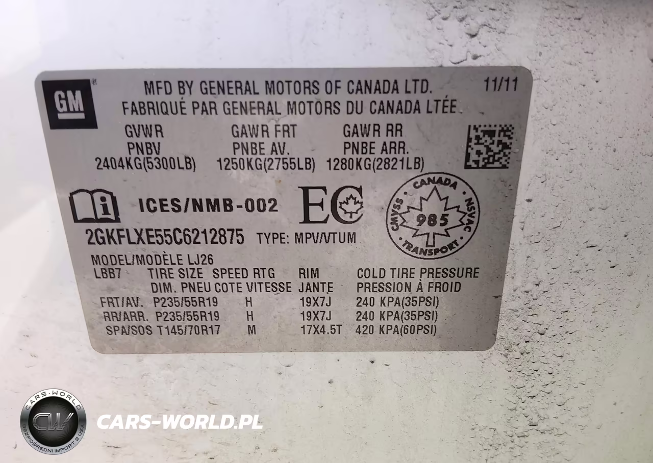 2012 GMC Terrain Slt-2 VIN:2GKFLXE55C6212875 - 9
