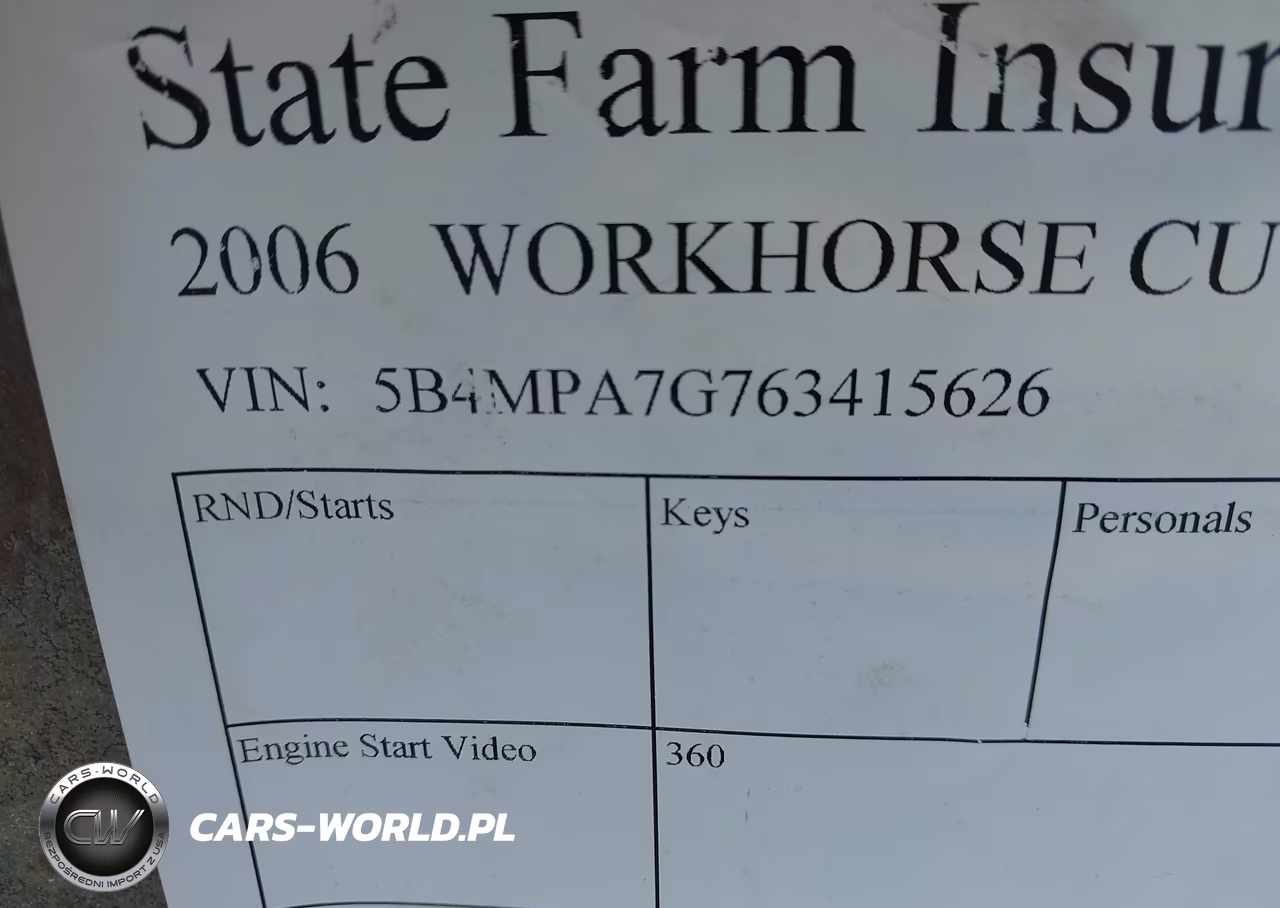 2006 Workhorse Custom Chassis Motorhome Chassis W24 VIN:5B4MPA7G763415626 - 9