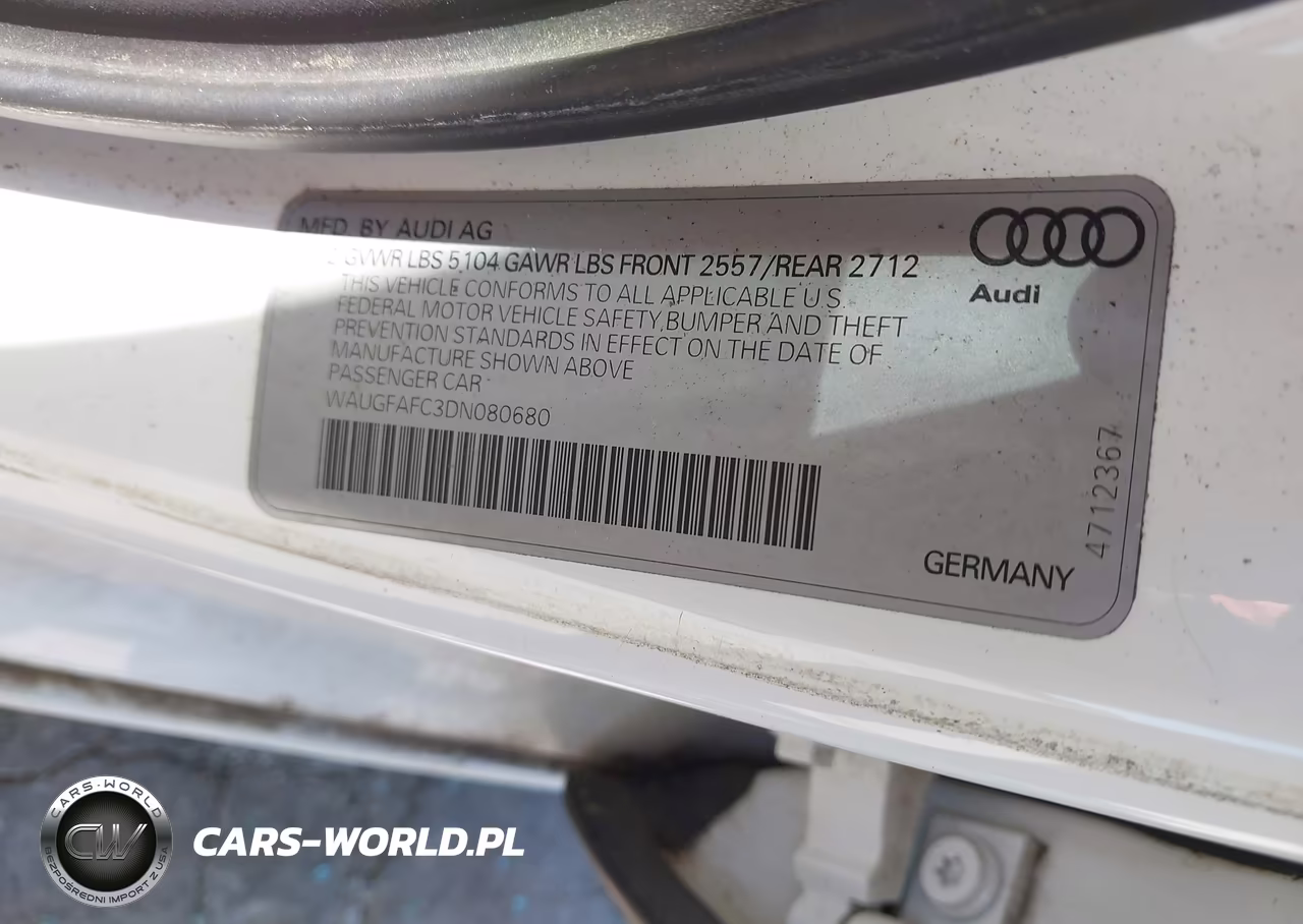 2013 Audi A6 2.0T Premium VIN:WAUGFAFC3DN080680 - 9