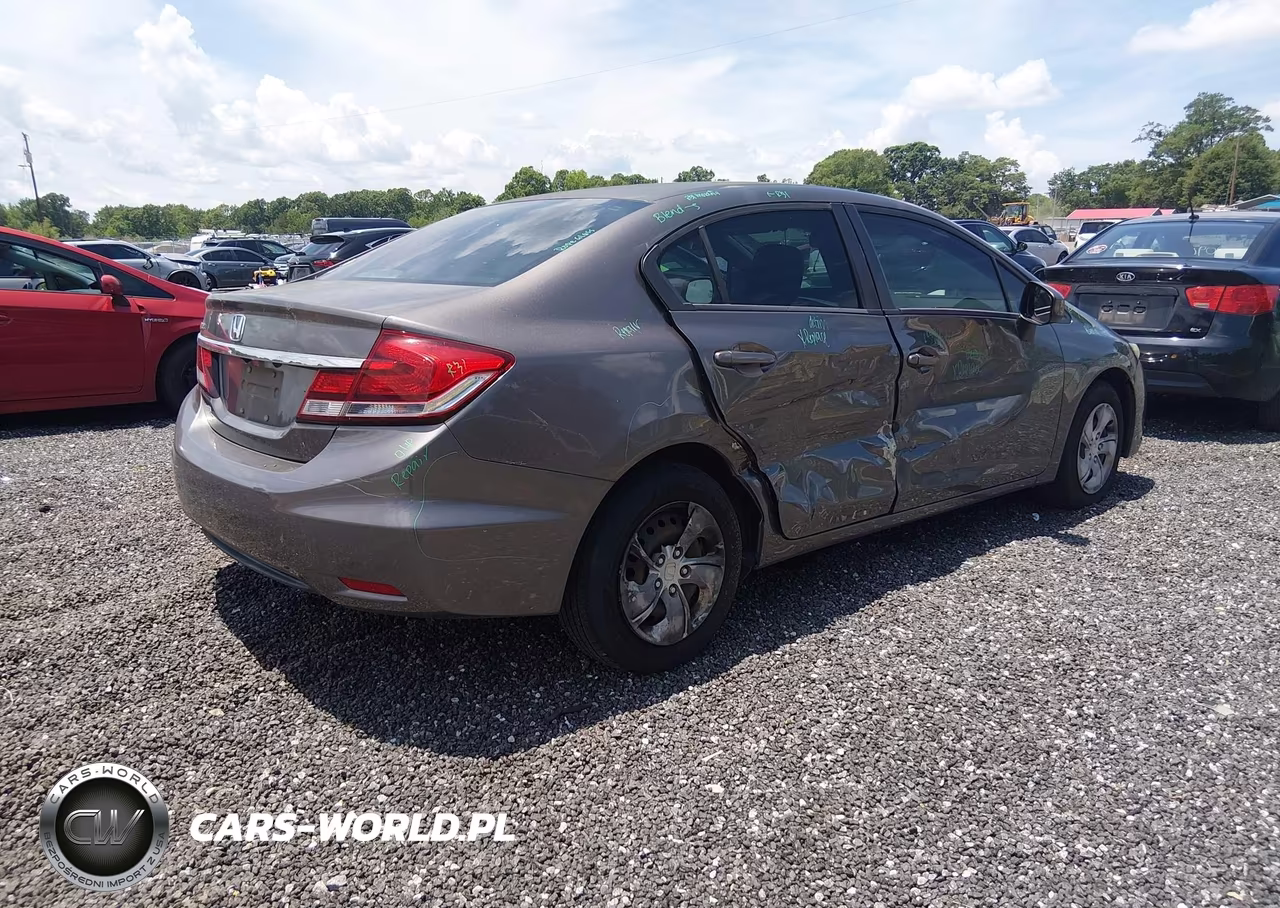 2013 Honda Civic Lx VIN:19XFB2F5XDE087745 - 4