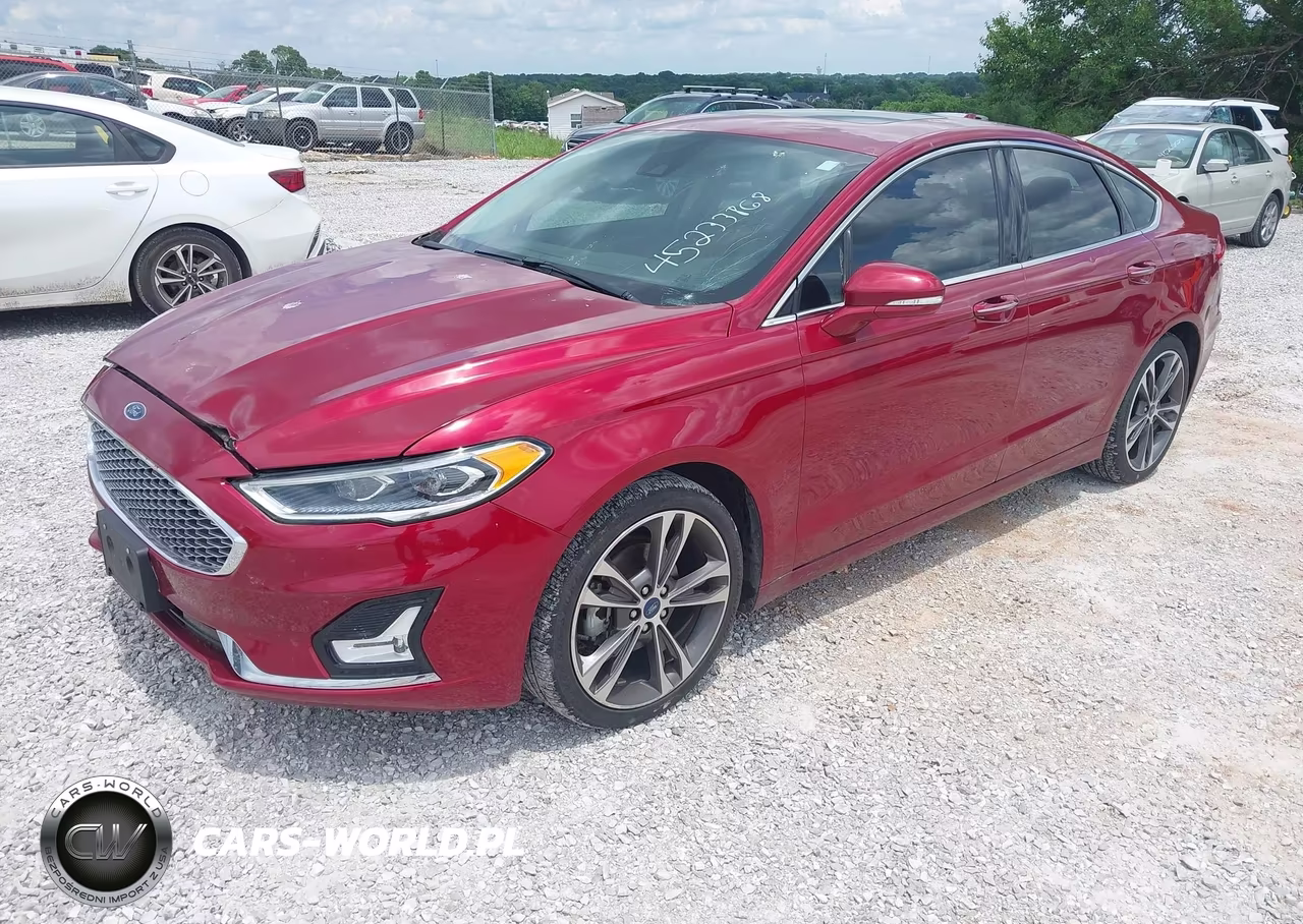 2019 Ford Fusion Titanium VIN:3FA6P0D94KR153116 - 2