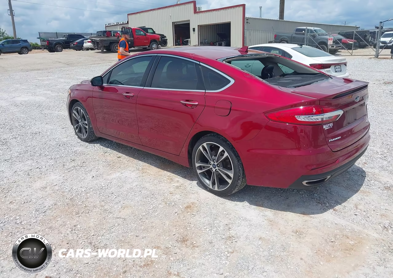 2019 Ford Fusion Titanium VIN:3FA6P0D94KR153116 - 3