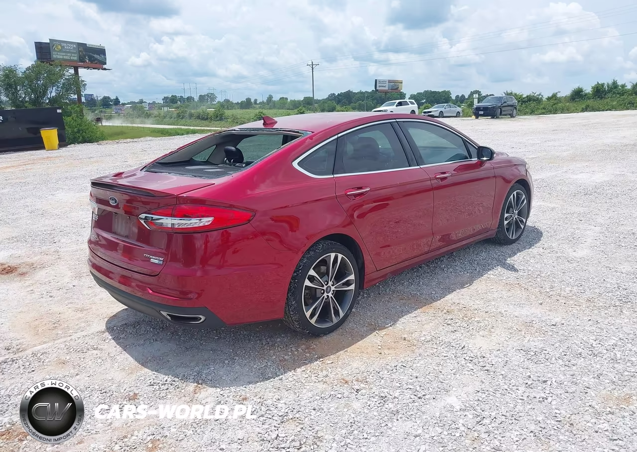 2019 Ford Fusion Titanium VIN:3FA6P0D94KR153116 - 4