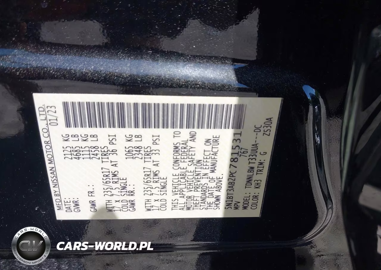 2023 Nissan Rogue S Intelligent Awd VIN:5N1BT3AB2PC781531 - 9