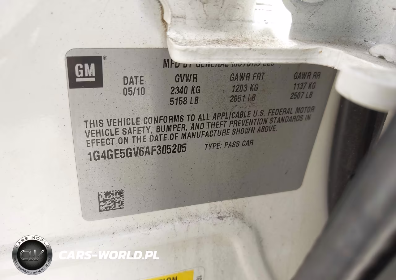 2010 Buick Lacrosse Cxs VIN:1G4GE5GV6AF305205 - 9