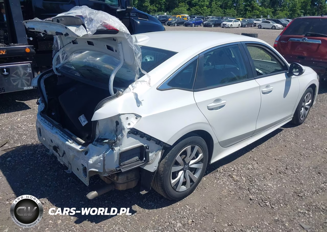 2022 Honda Civic Lx VIN:2HGFE2F25NH520179 - 4