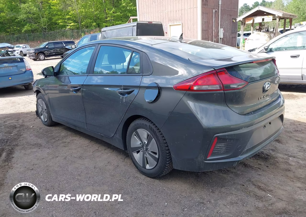 2022 Hyundai Ioniq Hybrid Blue VIN:KMHC65LCXNU275305 - 3