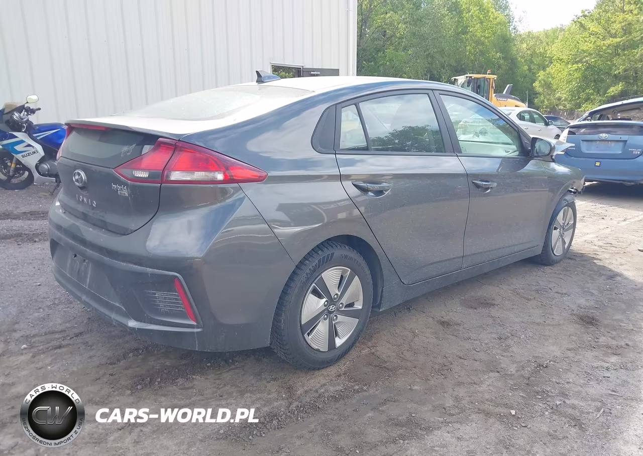 2022 Hyundai Ioniq Hybrid Blue VIN:KMHC65LCXNU275305 - 4