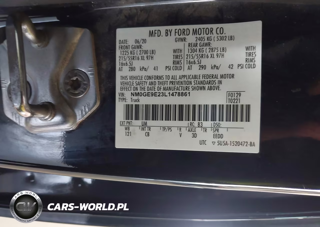 2020 Ford Transit Connect VIN:NM0GE9E23L1478861 - 9