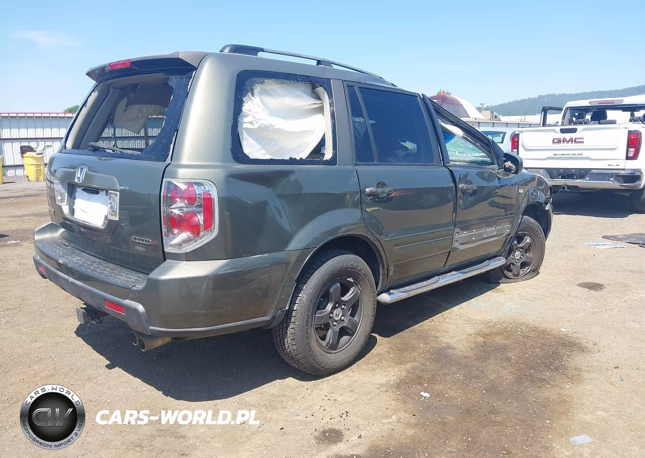 2006 Honda Pilot Ex-L VIN:2HKYF18686H515890 - 4