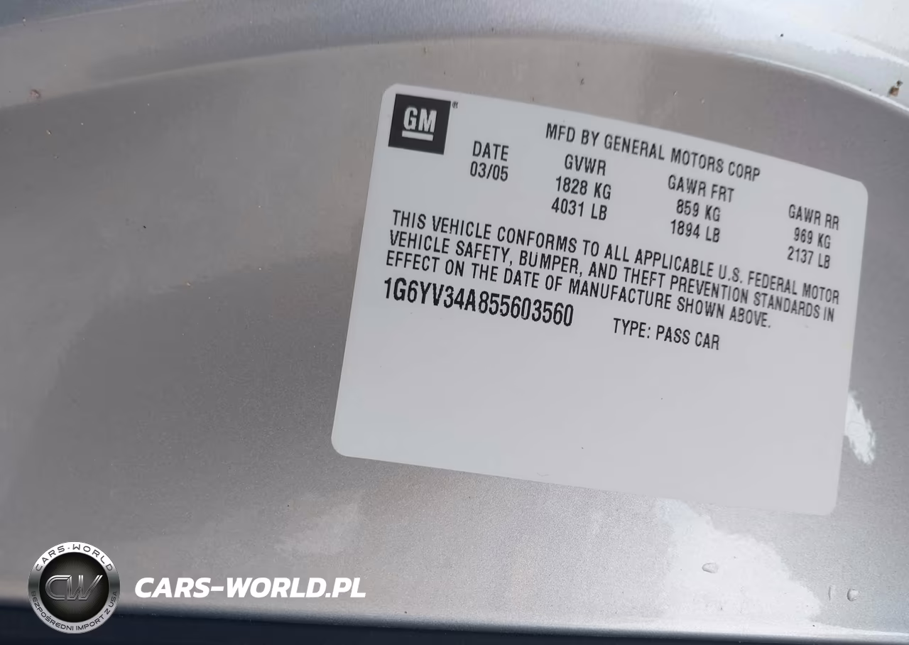 2005 Cadillac Xlr Standard VIN:1G6YV34A855603560 - 9