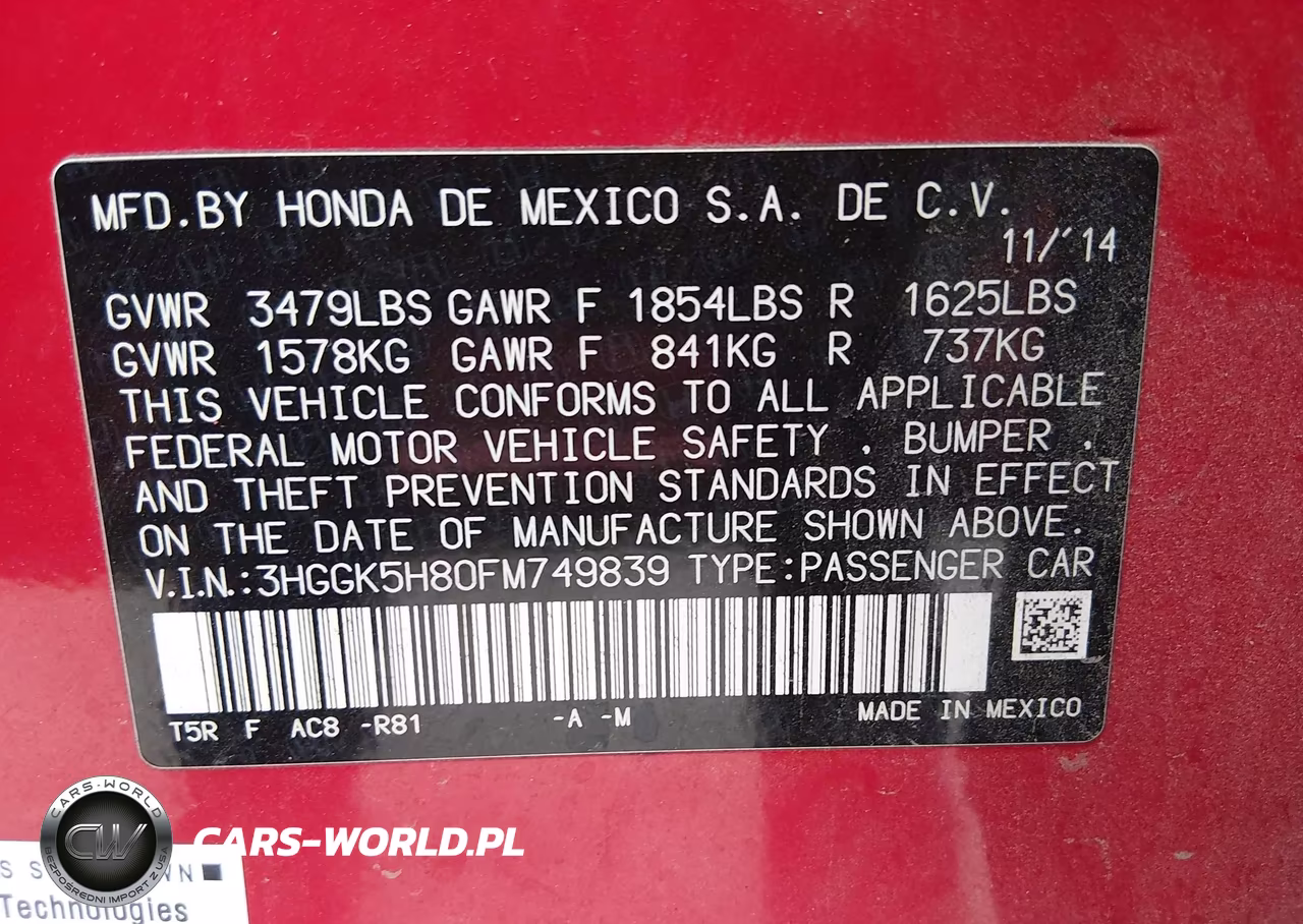 2015 Honda Fit Ex-Ex-L VIN:3HGGK5H80FM749839 - 9