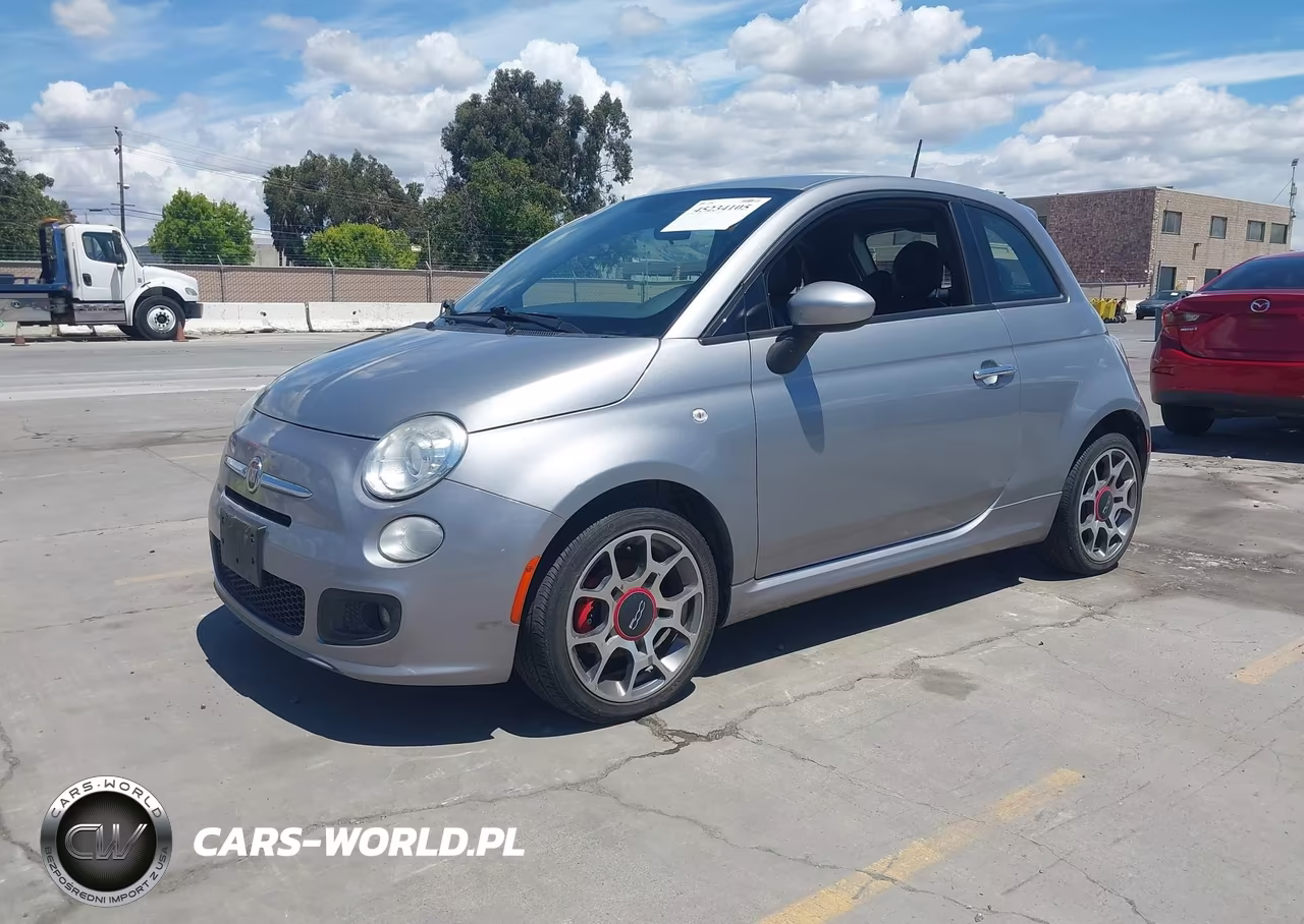 2015 Fiat 500 Sport VIN:3C3CFFBR6FT647612 - 2