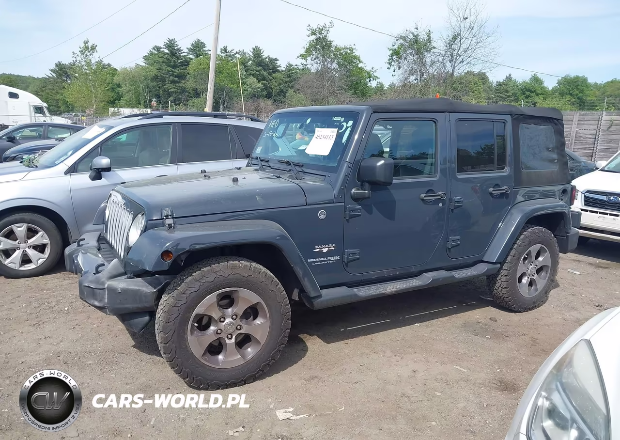 2018 Jeep Wrangler Jk Unlimited Sahara 4X4 VIN:1C4BJWEG5JL830035 - 2
