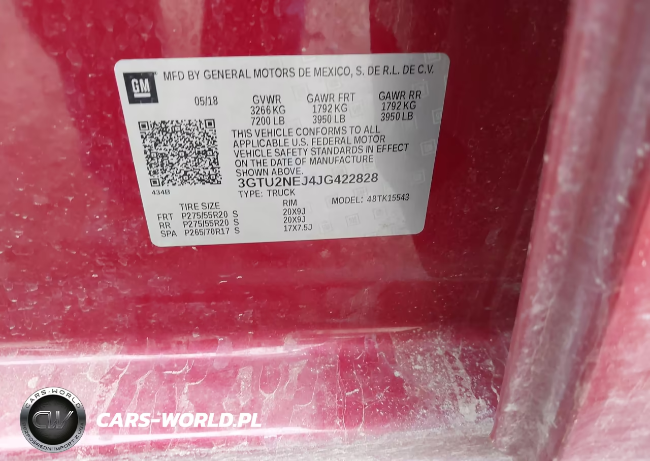 2018 GMC Sierra 1500 Slt VIN:3GTU2NEJ4JG422828 - 9