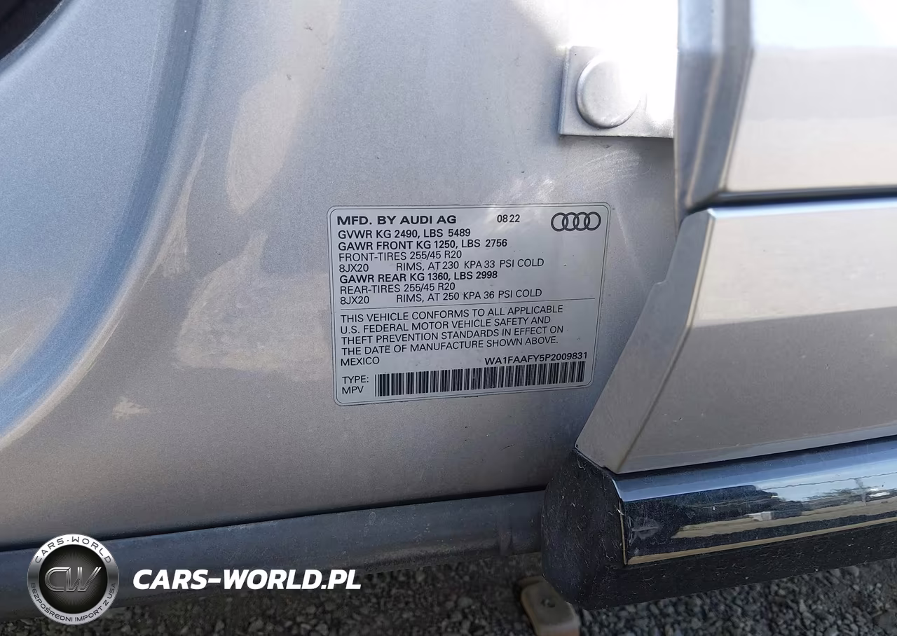 2023 Audi Q5 Prestige 45 Tfsi S Line Quattro S Tronic VIN:WA1FAAFY5P2009831 - 9