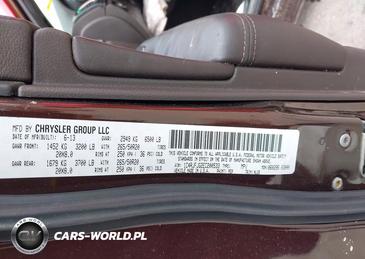 2014 Jeep Grand Cherokee Summit VIN:1C4RJFJG2EC200533 - 9