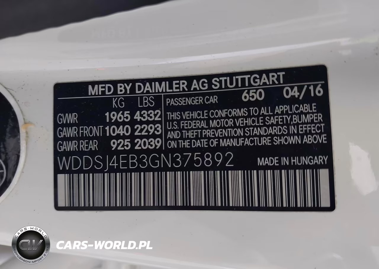 2016 Mercedes-Benz Cla 250 VIN:WDDSJ4EB3GN375892 - 9