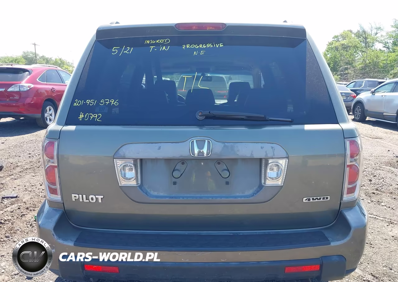 2008 Honda Pilot Ex-L VIN:5FNYF18588B020792 - 16