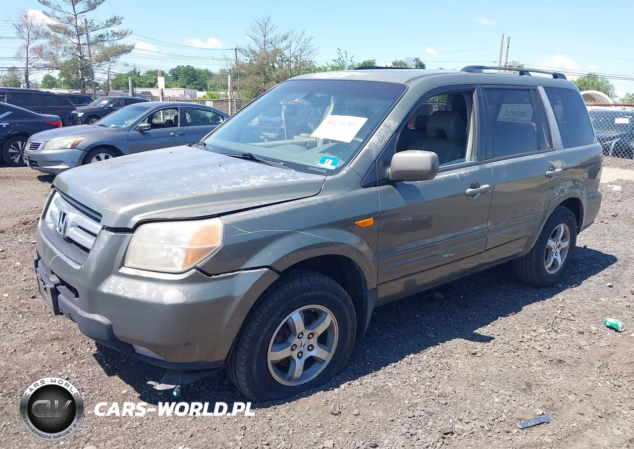 2008 Honda Pilot Ex-L VIN:5FNYF18588B020792 - 2