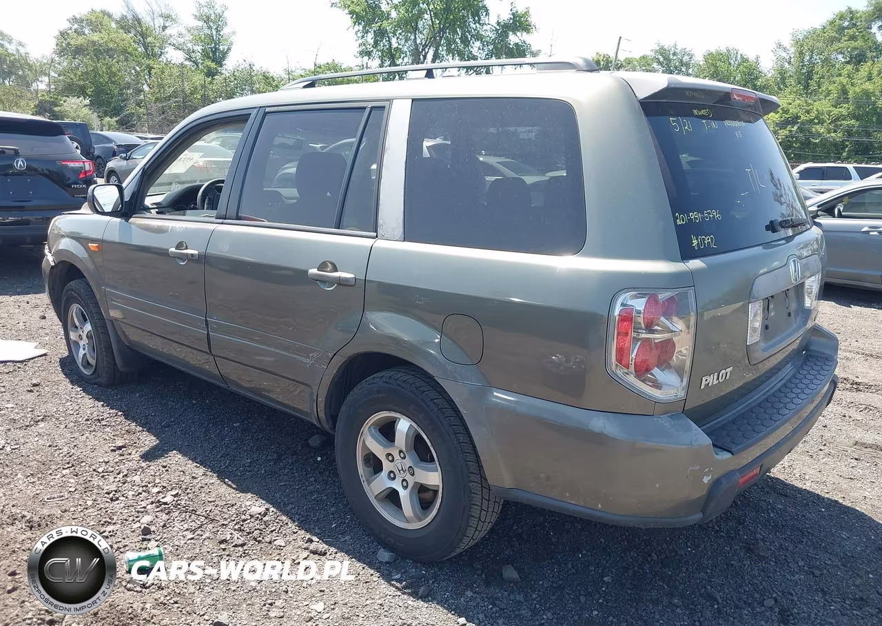 2008 Honda Pilot Ex-L VIN:5FNYF18588B020792 - 3