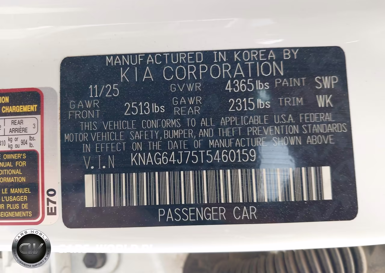 2026 Kia K5 Gt-Line Fwd VIN:KNAG64J75T5460159 - 9