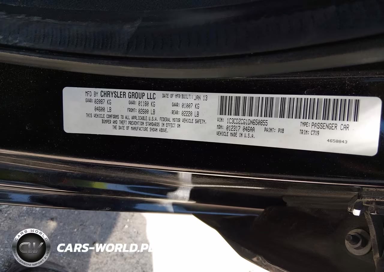 2013 Dodge Avenger Sxt VIN:1C3CDZCG1DN650855 - 9
