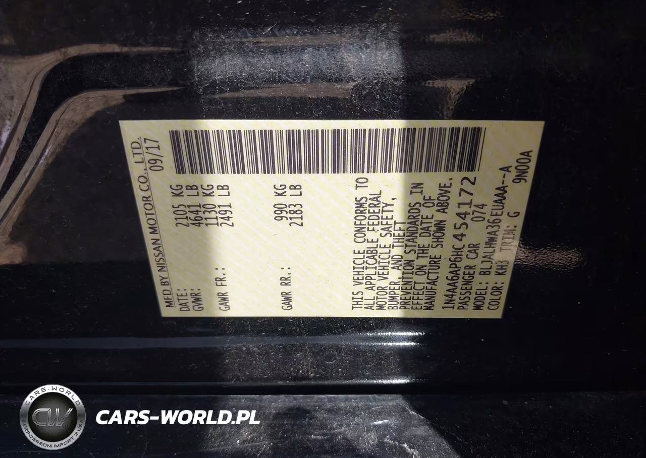 2017 Nissan Maxima 3.5 Platinum VIN:1N4AA6AP6HC454172 - 9