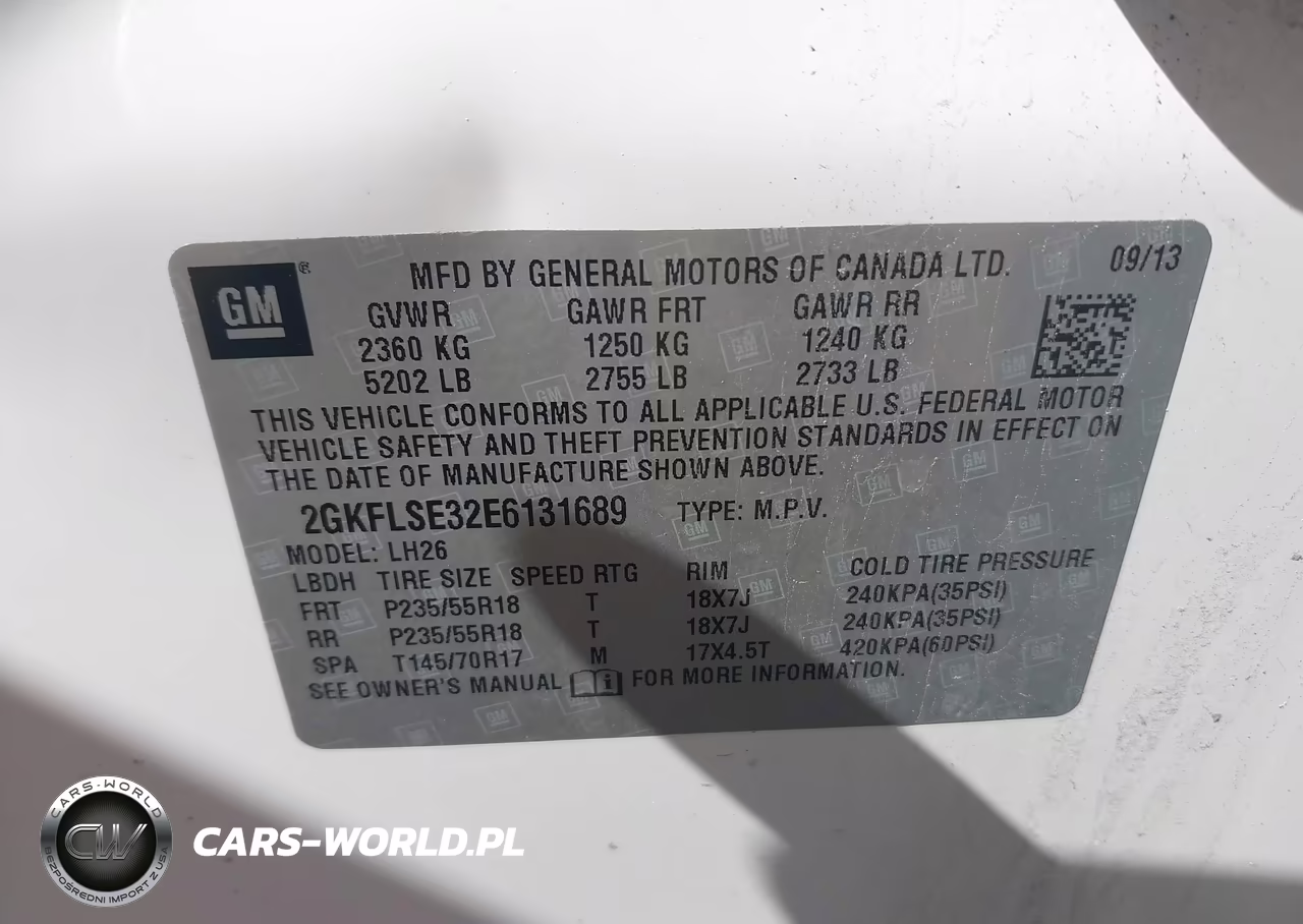 2014 GMC Terrain Slt-1 VIN:2GKFLSE32E6131689 - 9