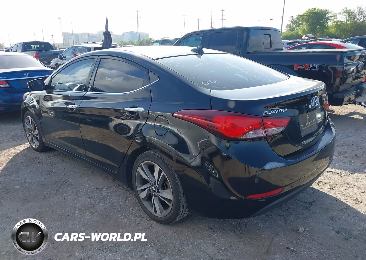2014 Hyundai Elantra Limited VIN:KMHDH4AE1EU034648 - 3