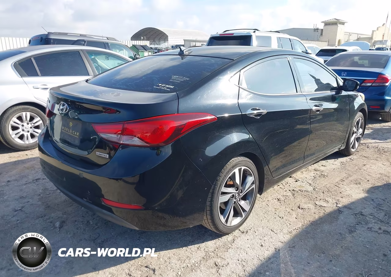 2014 Hyundai Elantra Limited VIN:KMHDH4AE1EU034648 - 4