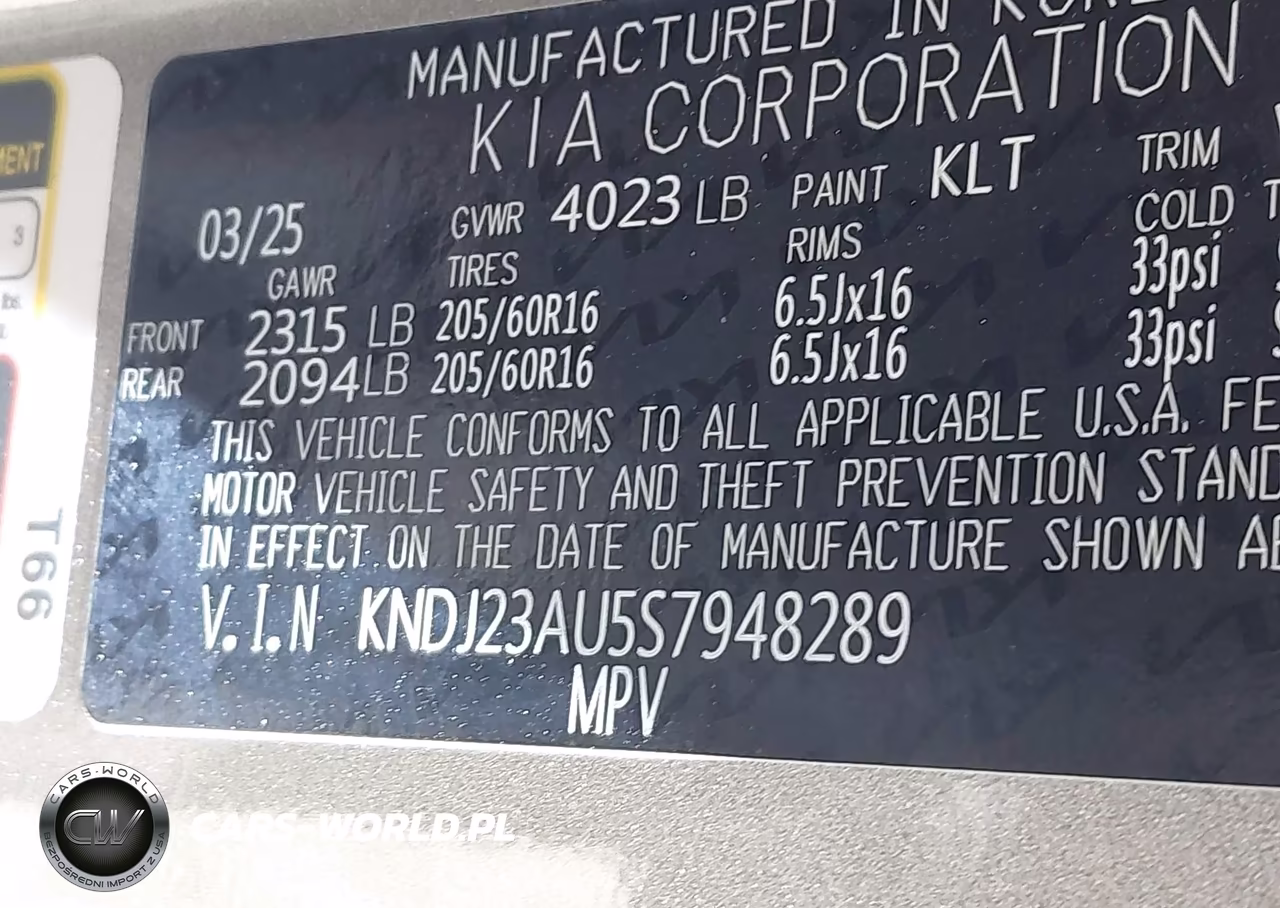 2025 Kia Soul Lx VIN:KNDJ23AU5S7948289 - 9