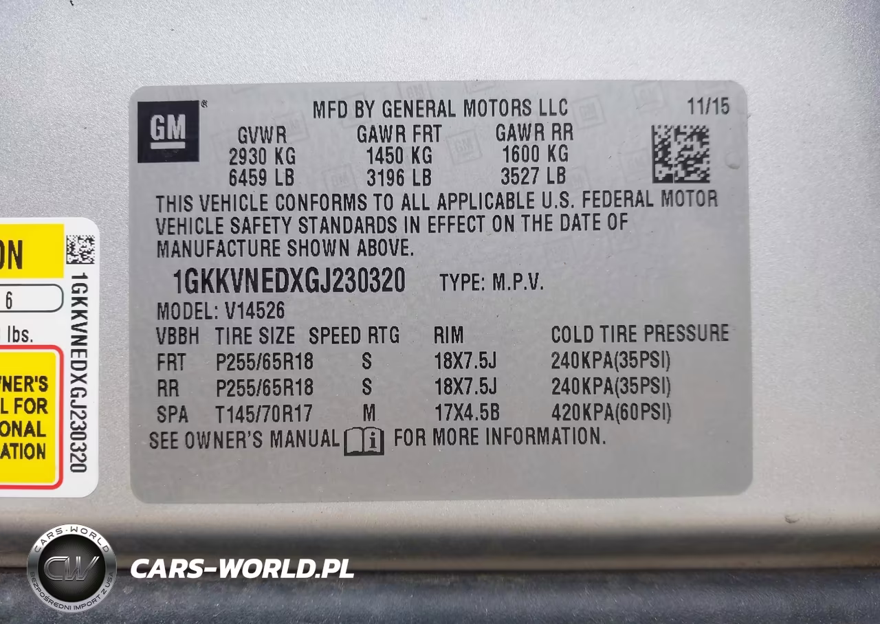 2016 GMC Acadia Sle-1 VIN:1GKKVNEDXGJ230320 - 9