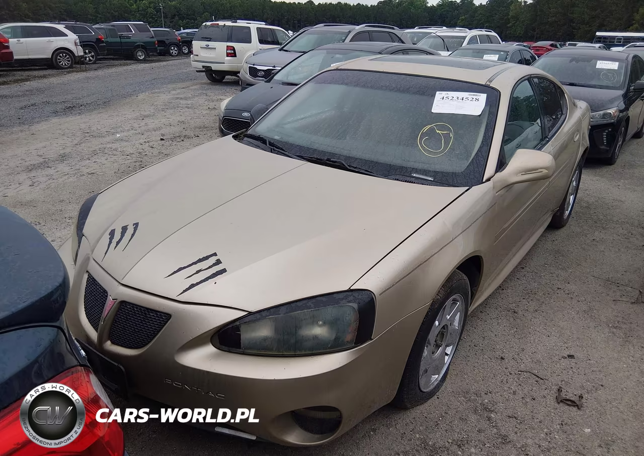2004 Pontiac Grand Prix Gtp VIN:2G2WR524X41191860 - 2