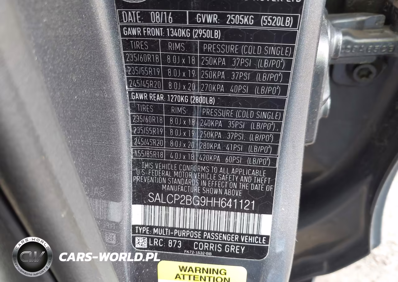 2017 Land Rover Discovery Sport Se VIN:SALCP2BG9HH641121 - 9
