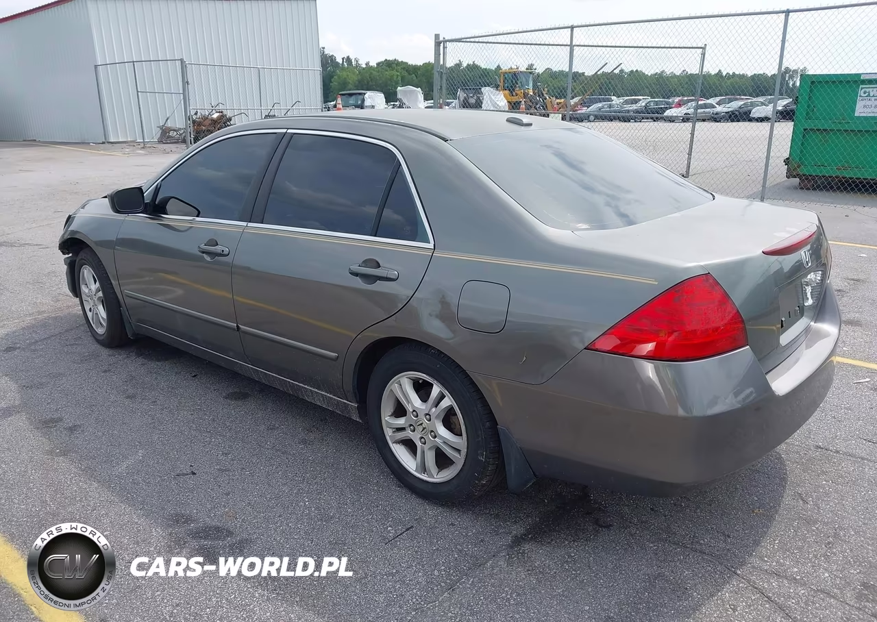 2007 Honda Accord 2.4 Ex VIN:1HGCM56777A195460 - 3