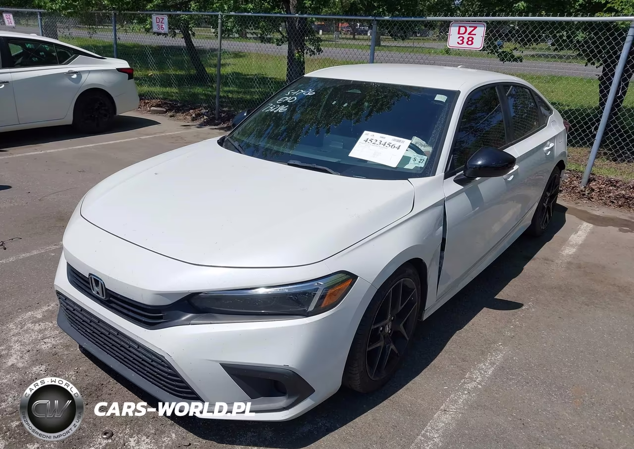2022 Honda Civic Sport VIN:2HGFE2F54NH573286 - 2