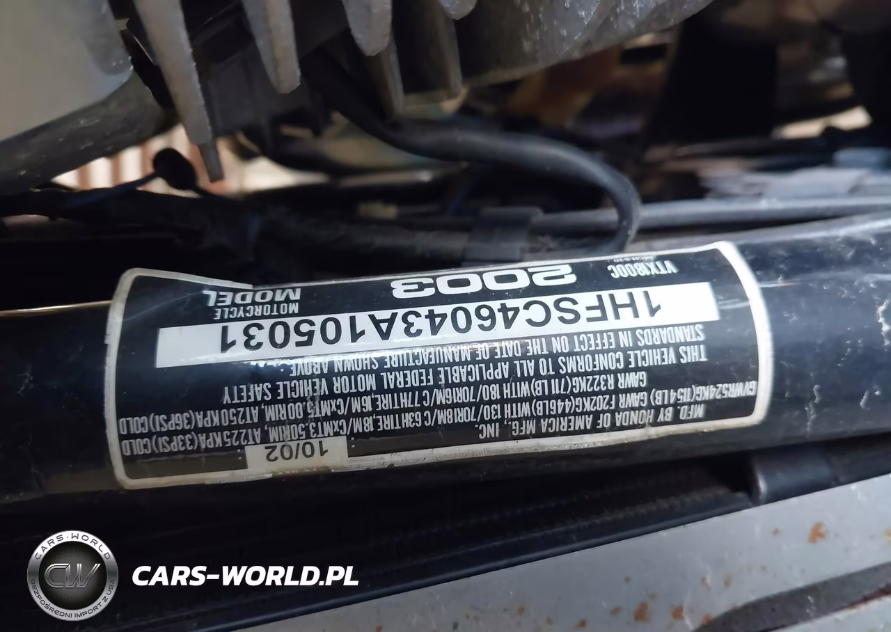 2003 Honda Vtx1800 C VIN:1HFSC46043A105031 - 10