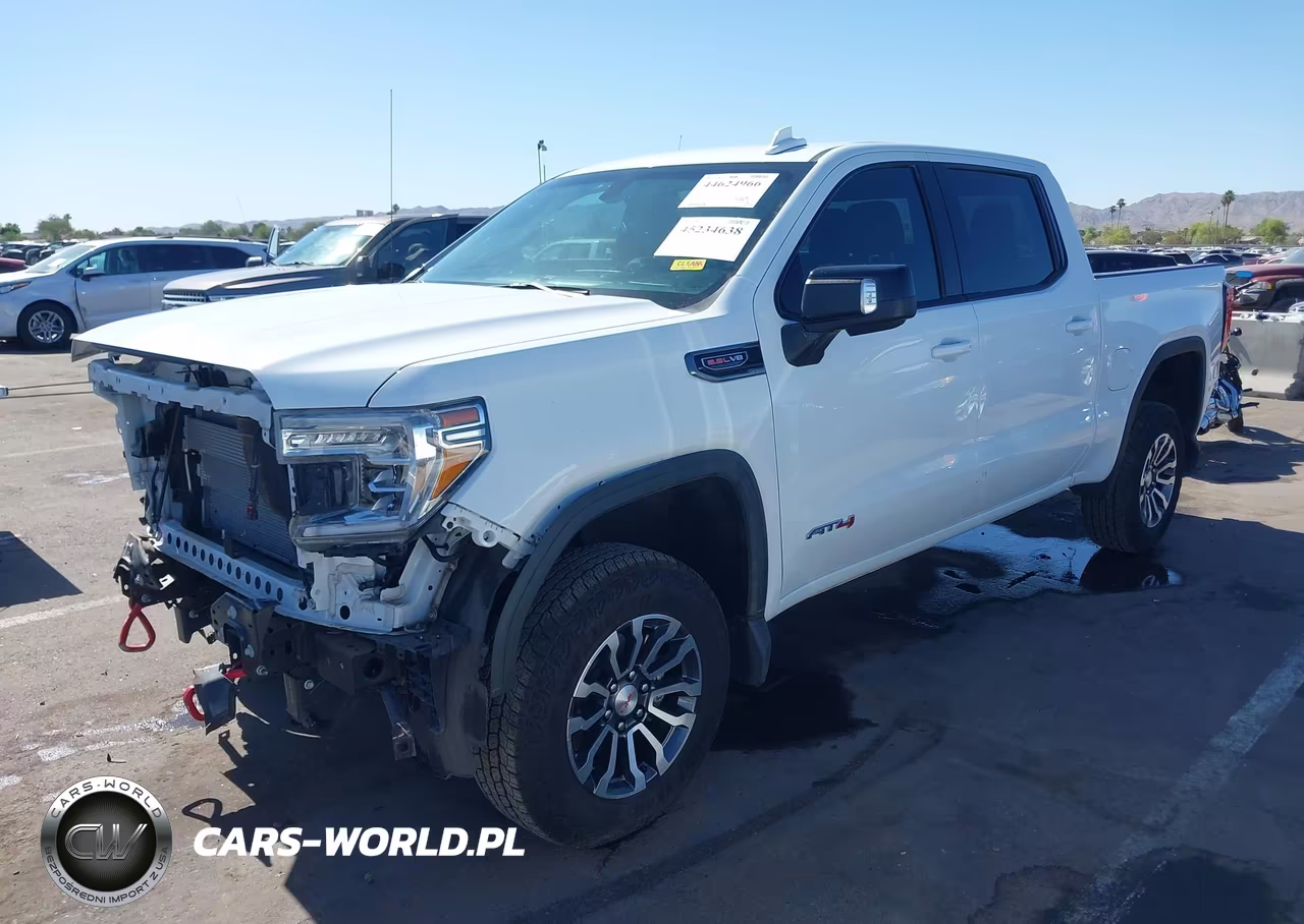 2021 GMC Sierra 1500 4Wd Short Box At4 VIN:3GTP9EEL6MG459670 - 2
