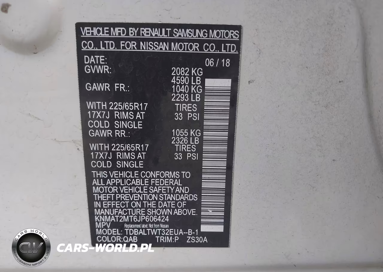 2018 Nissan Rogue Sv VIN:KNMAT2MT6JP606424 - 9