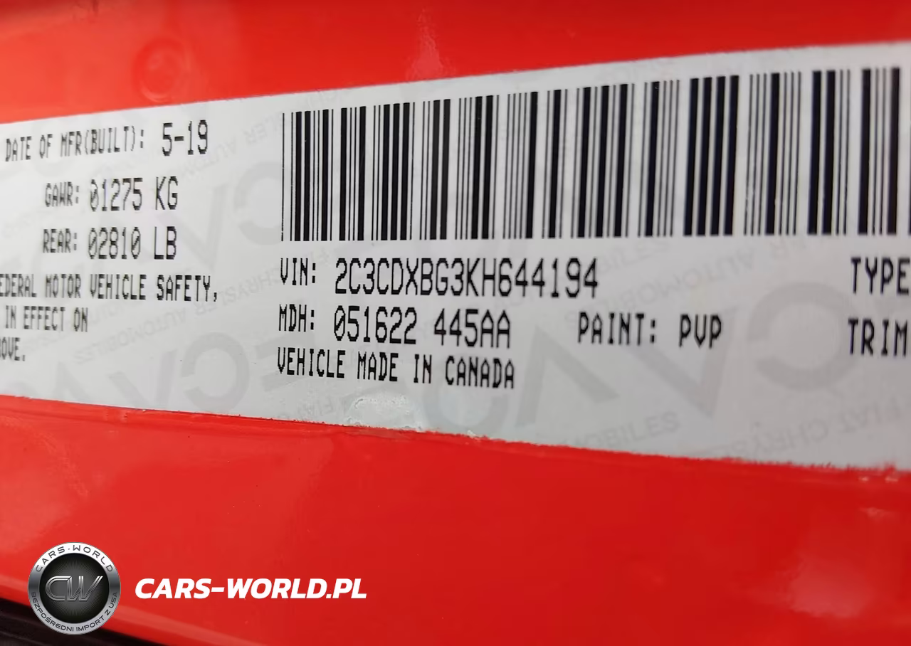 2019 Dodge Charger Sxt Rwd VIN:2C3CDXBG3KH644194 - 9