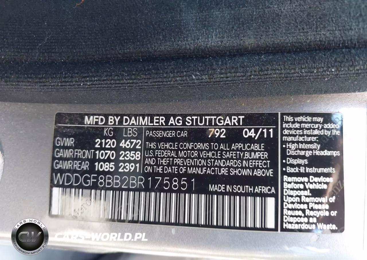 2011 Mercedes-Benz C 300 Sport 4Matic VIN:WDDGF8BB2BR175851 - 9