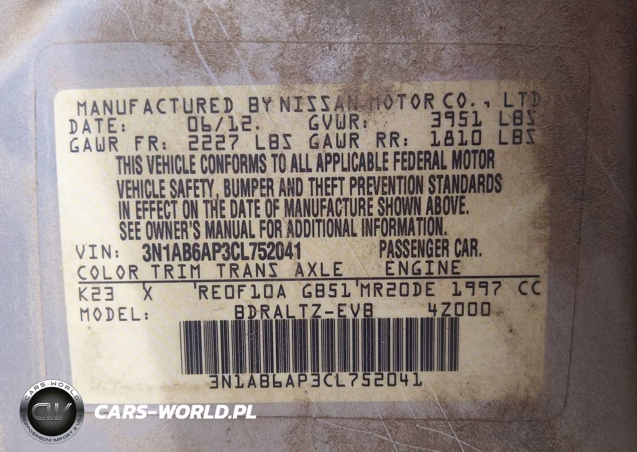 2012 Nissan Sentra 2.0 Sr VIN:3N1AB6AP3CL752041 - 9