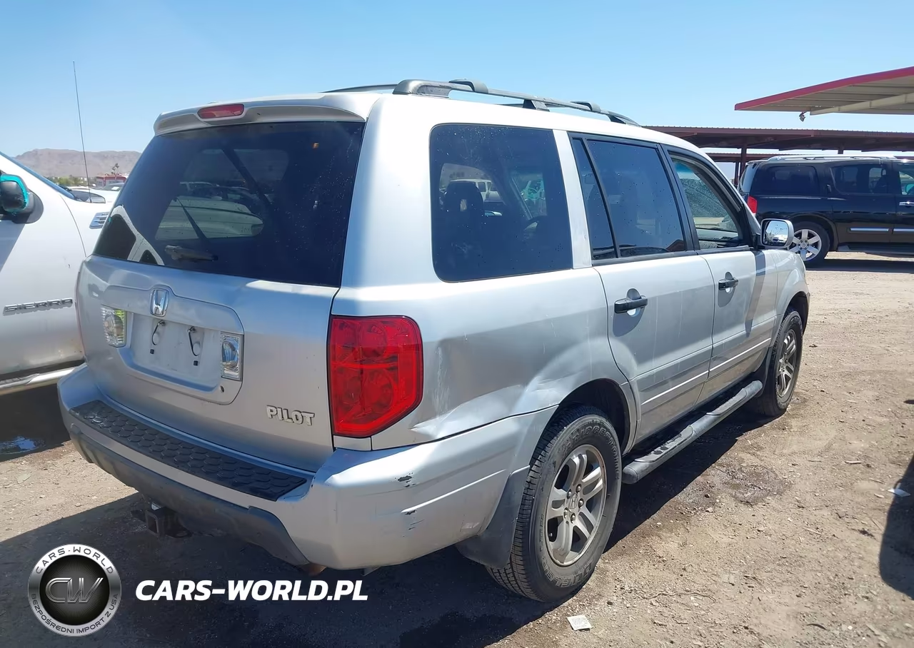2004 Honda Pilot Ex-L VIN:2HKYF187X4H587728 - 4