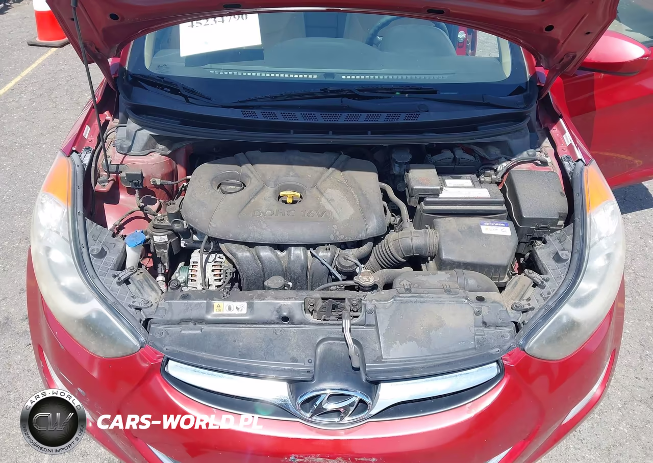 2013 Hyundai Elantra Gls VIN:KMHDH4AEXDU493059 - 10