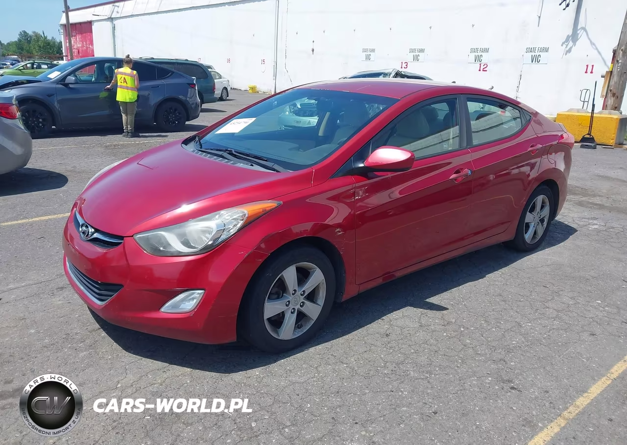 2013 Hyundai Elantra Gls VIN:KMHDH4AEXDU493059 - 2