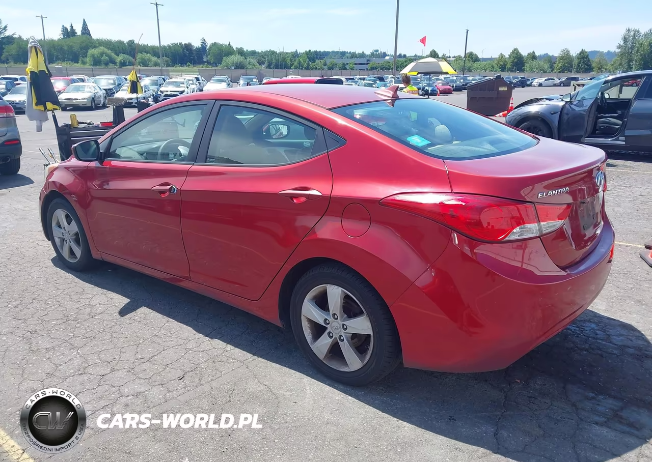 2013 Hyundai Elantra Gls VIN:KMHDH4AEXDU493059 - 3